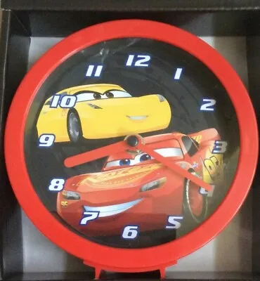 Disney/Pixar CARS Red Dual Function Tabletop Or Wall Hanging Clock Brand New! • $17.99