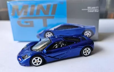 Mini Gt - Mclaren F1 [blue] Mint 1:64 Scale Rhd Sealed Box Combined Postage  • $39.95