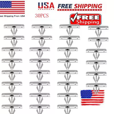 30pcs Fender Flare Moulding Clips For Chrysler Jeep Liberty Wrangler 55157055AA • $9.89