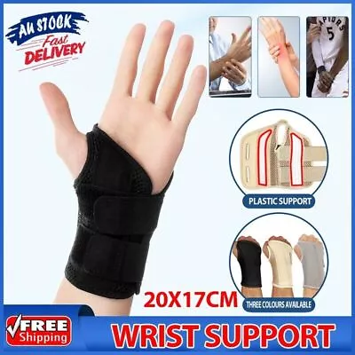 Carpal Tunnel Wrist Brace Night Sleep Wrist Support Wrist Splint Pain Men Women • $11.98