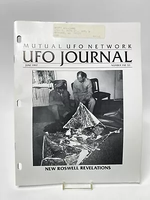 UFO Journal Mutual UFO Network MUFON Magazine #350 JUNE 97 ROSWELL REVELATIONS • $19.99