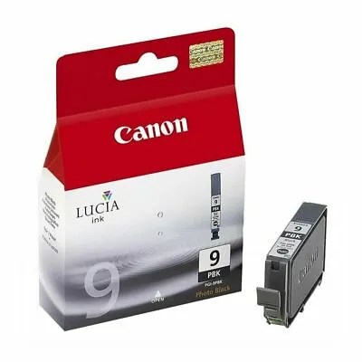 Genuine Canon PGI-9 (C M Y MBK PBK GY PC PM R G CL)  Ink Cartridges  Vat Inc • £8.99
