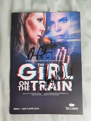 £15 • Buy Girl On A Train Theatre Programme Signed By Samantha Womack And Oliver Farnworth