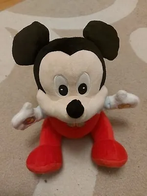 Disney Mickey Mouse Plush Interactive Soft Toy Baby Clementoni  Talks Sings • £9.99