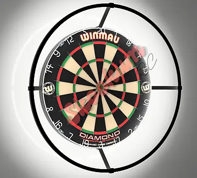 Dartboard Ring Light LED Mount Darts Lighting - Sturdy ABS - NO LED's INCLUDED • £22.99