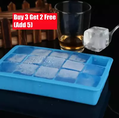 Silicone 24 Square Chocolate Mould Candy Ice Cube Tray Jelly Mold Icing Freezer- • £2.99