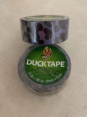 Duck Brand Ducklings Mini Duct Tape Rolls: 3/4 In. X 15 Ft. Rainbow Cheetah • $8.99