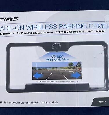 Type S Add-On HD Quick Connect Wireless Solar Backup/Parking Camera Plate Kit • $75