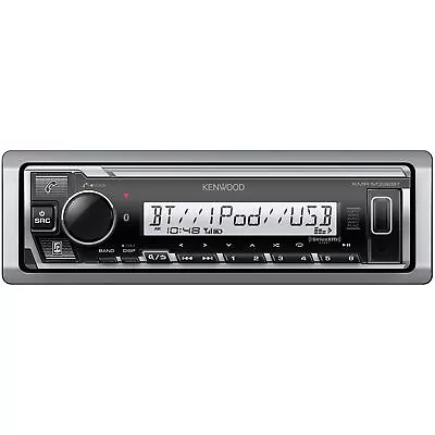 KENWOOD KMR-M332BT Car & Marine Stereo - SDIN AM FM Bluetooth  USB MP3 • $139