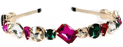 Rhinestone Jewel Headband  Elegant Crystal Diamante Embellished  Alice Hairband • £9.95