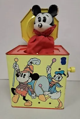 Parts Only Walt Disney No 956 Carnival Toys Inc Mickey Mouse Jack In The Box • $10.88