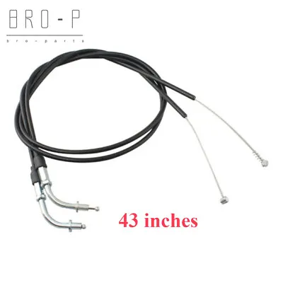 $14.96 • Buy 43  110CM Motorcycle Throttle Cable For Harley Davidson Sportster XL1200 XL 883