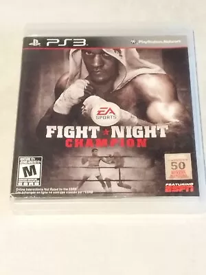 Fight Night Champion Sony PS3 PLAYSTATION 3 Slim • $60.91