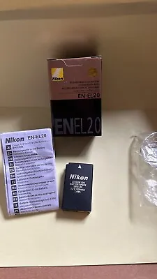 Nikon EN-EL20 7.2v Li-ion Rechargeable Lithium Ion Battery Pack • £22