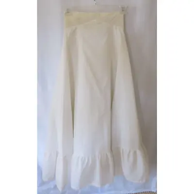 VINTAGE Petticoat/Slip Size 10 Ruffled Layered Tulle Zipper Full Puffy Prairie  • $55