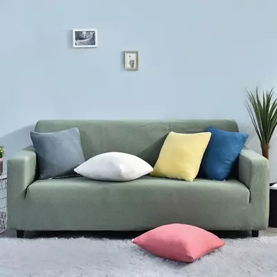 Waterproof Sofa Cover Stretch Elastic Slipcover Armchair Chaise Longue L Shape • $39.66