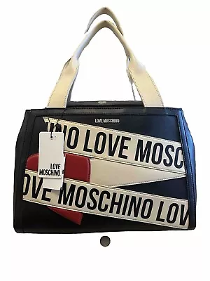 Love Moschino Handbag Heart Logo Tote Ladies Shoulder Purse “Love Is In The Air” • $150