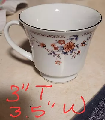 Dynasty Fine China Footed Tea Cup 3  Floral Pattern • $4.99