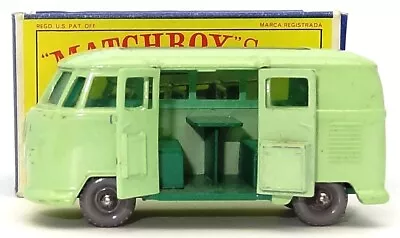 Lesney Matchbox No. 34 Volkswagen Camper Van - A/mint Boxed • $145