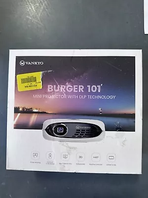 VANKYO Burger 101 Wireless Pico Projector Rechargeable Mini DLP Projector • $99