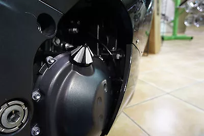 $29.99 • Buy Kawasaki ZX11 ZX12 ZX14  Billet Black Contrast Spike Oil  Cap Plug(070605-001B)