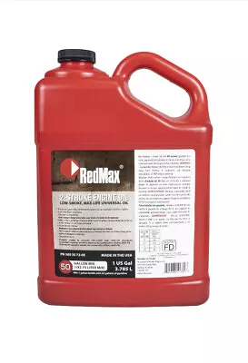 RedMax1 Gallon Of Red Max Synthetic 2 Stroke Oil W Fuel Stabilizer Makes 50 Gal • $74.99