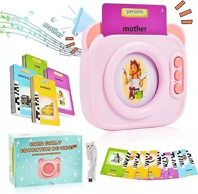 Talking Flash Cards Learning Toys For Boys Girls Toddlers Toy 1 2 3 4 5 Year Old • $12.99