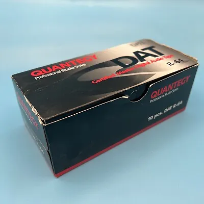 Box 10 Quantegy R-64 Professional Studio Series DAT Digital Audio Tape • $58.99