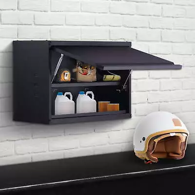 Wall-Mounted Metal Storage Cabinet W/ Adjustable Shelf 120lbs Per Shelf • $150