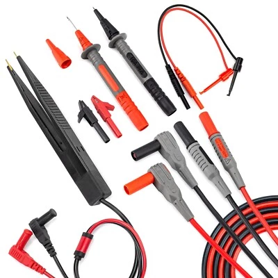 $21.95 • Buy KAIWEETS Tweezer Multimeter Test Leads Kit With Alligator Clip Probe For Fluke