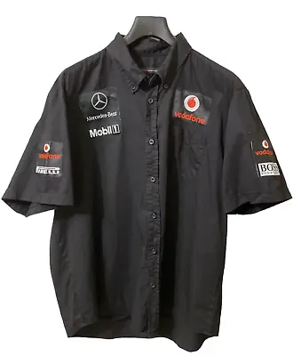 Vintage McLaren Vodafone Racing Shirt With Patches Size Men's / US XXL / EU 58 / • $60