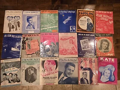 Vintage  Lot Of 28  Sheet Music /  Movie Musicals • $15