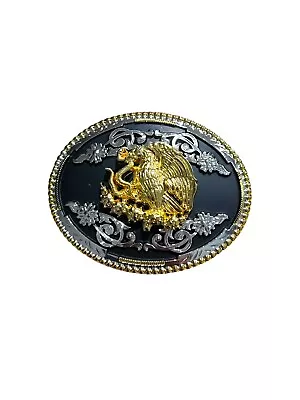 Mexico Eagle Cowboy Western Belt Buckle Hebilla Vaquera Aguila Mexico • $19.99