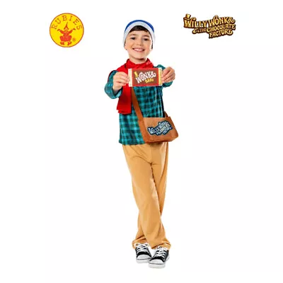 Willy Wonka - Charlie Bucket Deluxe Kids Costume 4 X Sizes By Rubie's  • $61.95