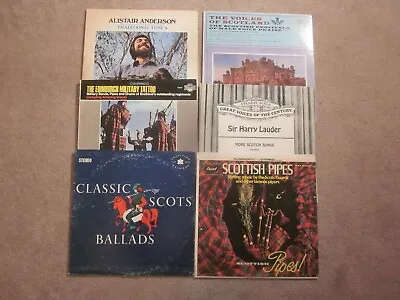 $17.99 • Buy Scotland 6 Lp Lot Scottish Pipes, Scots Ballads, Alistair Anderson, Harry Lauder