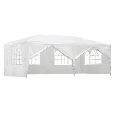 $114.07 • Buy Instahut Gazebo Outdoor Marquee Wedding Gazebos Party Tent Camping White 3x6m