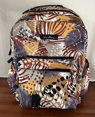 Vera Bradley Painted Feathers - Retired - Large Grande Laptop Backpack • $45