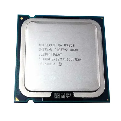 Intel Core 2 Quad Q9650 3 GHz 12MB 1333MHz Quad-Core LGA775 Socket T Processor • $29.99
