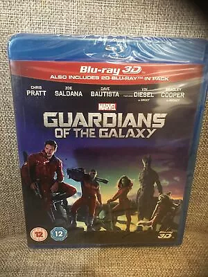 Guardians Of The Galaxy 3D + 2D Blu-ray (New And Sealed). Freepost In Uk • £7.75