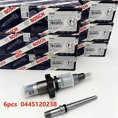 Bosch 6Pcs 0445120238 Fuel Injectors For 04-09 Cummins Dodge Ram 2500 3500 5.9L • $569.68