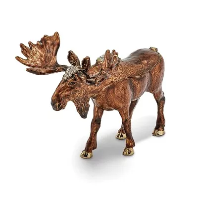 Bejeweled MILTON Moose Trinket Box • $65.10