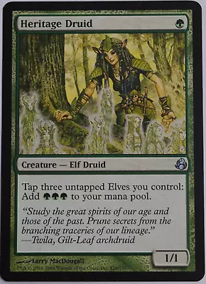 Magic The Gathering HERITAGE DRUID 126/150 Morningtide - Near Mint • $5.36