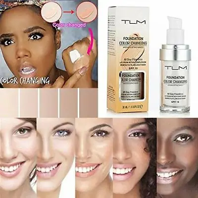 Magic Flawless Colour Color Changing Foundation TLM Makeup Change Skin Tone • £5.99