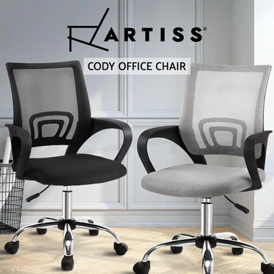 $68.96 • Buy Artiss Gaming Office Chair Computer Mesh Office Chairs Executive Black Grey