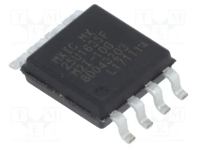 FLASH Memory 16Mbit SOP8 1.65÷2V 104MHz Serial MX25U1635FM2I-10G/TUBE Serial • $6.70