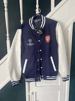 £44.99 • Buy NWT Arsenal Football Club UEFA Champions League Baseball Jacket UK Size Medium