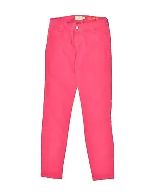 MET Womens Slim Casual Trousers W31 L31 Pink Cotton OP04 • $11.93