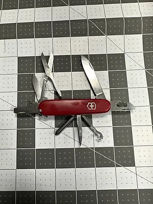 Victorinox Super Tinker Swiss Army Pocket Knife Red 91MM 4201 • $25