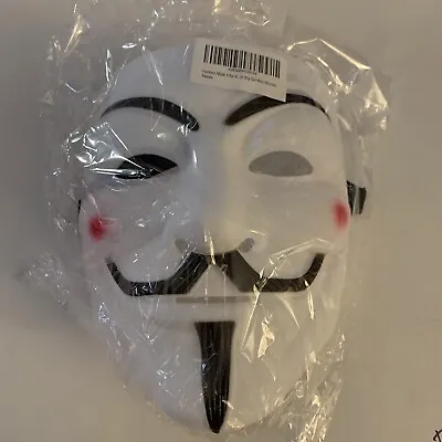 $12.99 • Buy V For Vendetta Mask Anonymous Guy Fawkes Halloween Mask Hacker Mask 