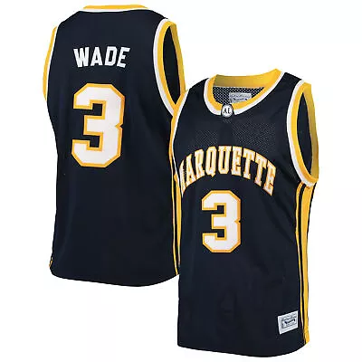 Men's Original Retro Brand Dwyane Wade Navy Marquette Golden Eagles Alumni • $119.99